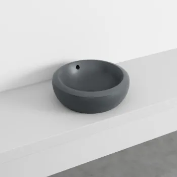 Раковина накладная Cielo Fluid FLLA45 BA 45 см черный