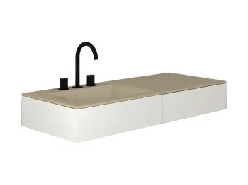 Раковина встраиваемая Cielo Milano MILA LN 120 см коричневый