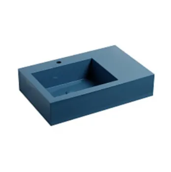 Раковина накладная Cielo I Narcisi NALAMSX OL 76 см левая синий