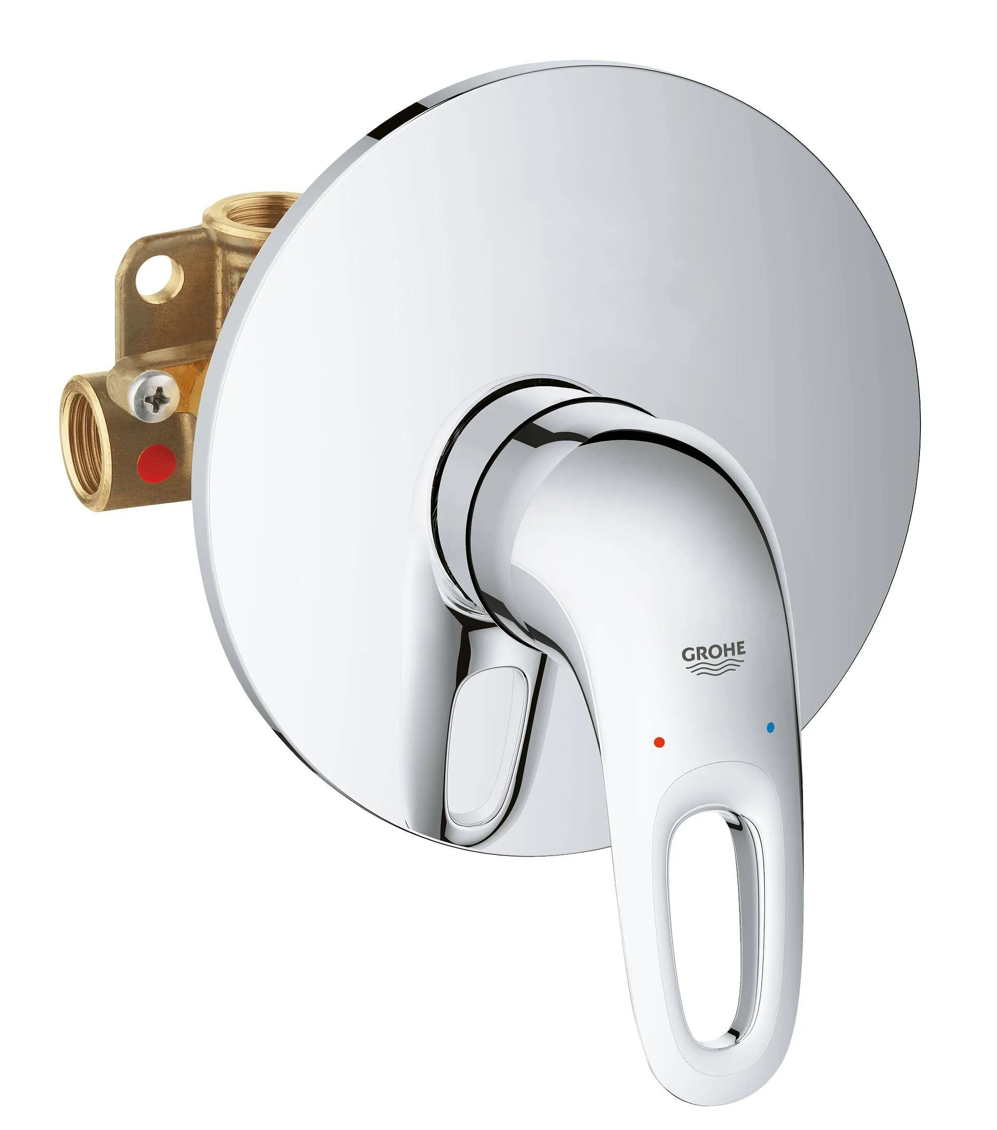 Смеситель для душа GROHE Eurostyle new внешняя и встраиваемая части, хром 33635003