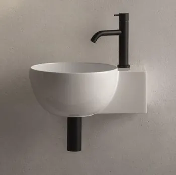 Раковина Globo T-Edge 40х32 см, без отв., подвесная/на столешницу, белый TE040BI*0