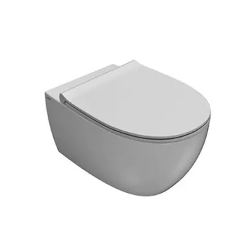 Унитаз подвесной Globo 4All Унитаз подвесной 54 см безободковый крепление в комплекте цвет bo (Bianco opaco MDS03BO