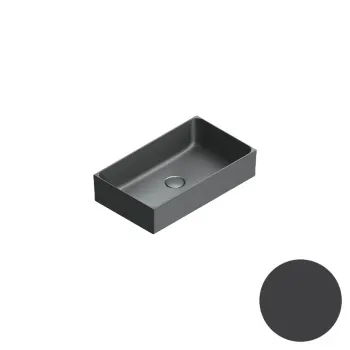 Раковина 60×35 h13 Catalano Premium накладная Nero satinato 0222600022