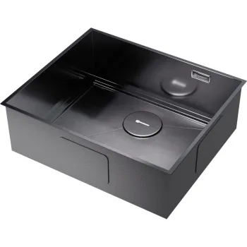 Мойка кухонная Omoikiri Kasen 53-26 INT GM воронёная сталь 4993496