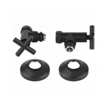 Вентиль для полотенцесушителя Secado 4603777471002 угловой черный