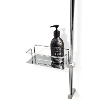 Полочка Decor Walther DSK 20 20x11x6см для душевой стойки (17-22мм), хром 848300