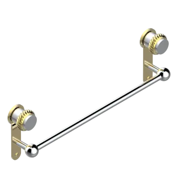 Полотенцедержатель THG Diplomate Roped Rings U4C-G02-514/45 хром/золото