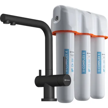 Смеситель для кухни Omoikiri Nagano BL-P с фильтром черный 4047.8028P