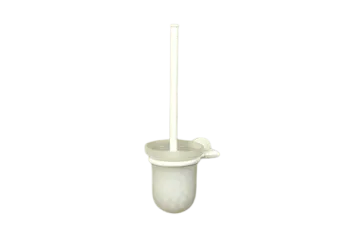 Ёршик туалетный Nofer Line с белой ручкой 16518.W