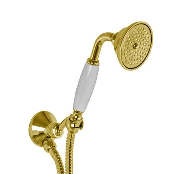 Душевой гарнитур Fima Carlo Frattini Set Doccia ручной душ с держателем и шланогом 150, золото F2287/8OR