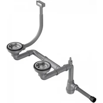 Арматура Omoikiri WK-15-R-IN для полуторачашевых моек с круглым переливом 4998056