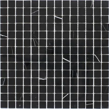 Мозаика натуральный мрамор Starmosaic Classic 20x20 Black Polished (jmst034) 305x305x4 шт