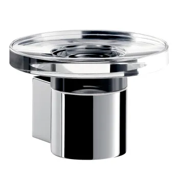 Мыльница настенная Emco System2 прозрачное стекло, хром 3530 001 00