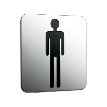 Дверная табличка Emco System2 quot;мужская, хром 3576 000 01