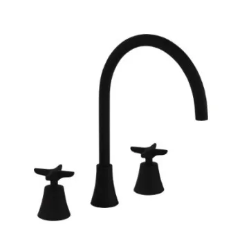 Смеситель для раковины Ramonsoler Adagio на 3 отверстия чёрный 914201NM