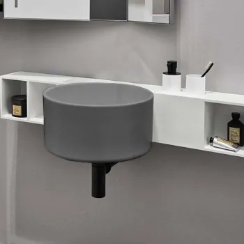 Раковина подвесная Cielo Sella SELSSF BR 40 см серый