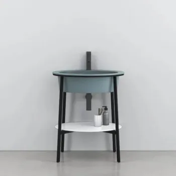 Раковина встраиваемая Cielo I Catini Catino Oval CALAOF PL 70 см голубой