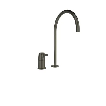 Смеситель для раковины Ramonsoler Adagio однорычажный на 2 отверстия графит 914003GR