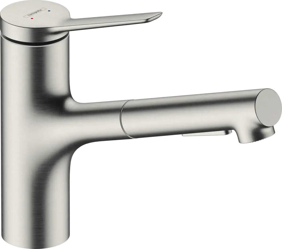 Смеситель для кухни HANSGROHE Zesis M33 74803800 - сталь