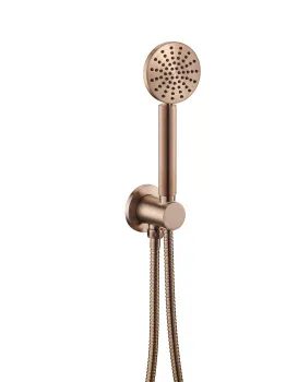 Душевой гарнитур с держателем Benesque Lumiere 23010206 бронза брашированная