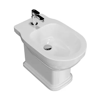 Биде напольное Kerama Marazzi Pompei белое глянцевое PO.bidet.01