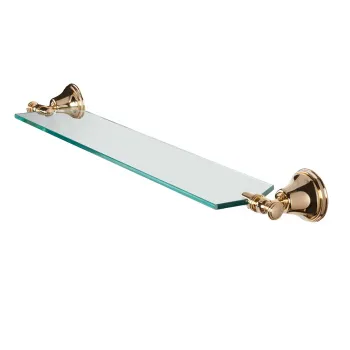 Стеклянная полочка Tw Harmony 018 71см, золото TWHA018oro