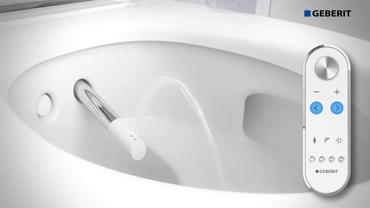 Унитаз-биде подвесной Geberit AquaClean Mera Classic 146.204.11.1 панель белая