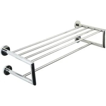 Полка для полотенец Nofer с вешалом NIZA глянцевая 16854.B