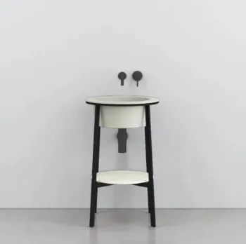 Раковина встраиваемая Cielo I Catini Catino Tondo CALAT PM 50 см серый