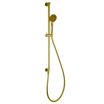 Душевой гарнитур Fima Carlo Frattini Saliscendi со штангой и ручным душем, золото F2039OR
