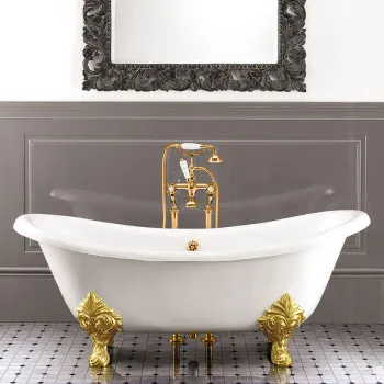 Чугунная ванна Devon&Devon Cherie 168.5x76 2MRCHERIEFLOTDD