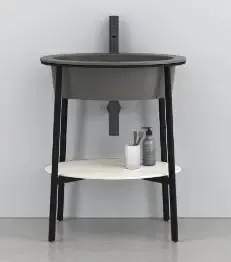 Раковина встраиваемая Cielo Catino Oval CALAOF.СM 70 см серый