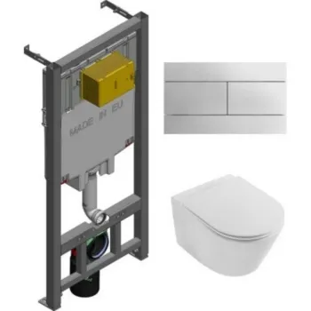 Унитаз c инсталляцией Jacob Delafon Rodin+ E21751RU-00