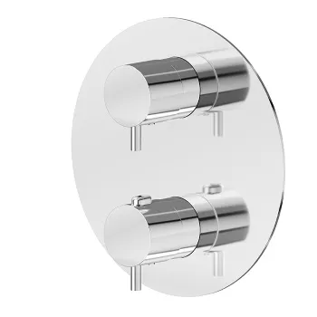 Смеситель для душа термостат Newform Xt с переключателем до 5 источников, для 31061/31020/27888/27889, хром 67608E.21.018