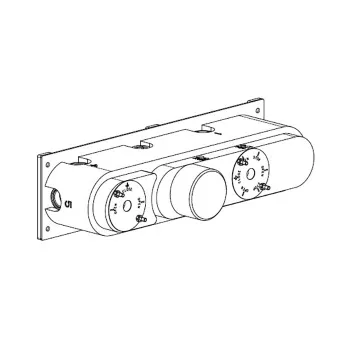 Встраиваемая часть для термостатического смесителя Carimali на 4 положения W5102