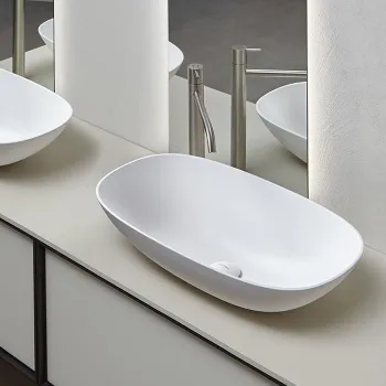 Раковина Antonio Lupi Velo 35х63, без отв., белый А0002423928