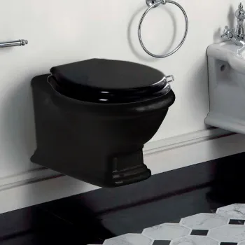 Унитаз подвесной Simas Lante LA18nero rimless черный