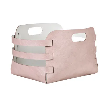 Корзина ADJ Riga 27x36xH25, пепельная роза/устричный 2844328