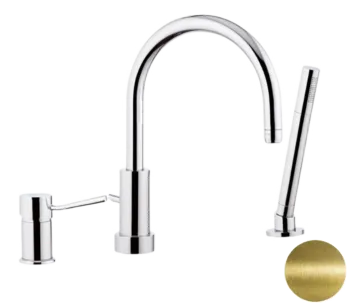 Смеситель для ванны Remer Minimal N072VO латунь