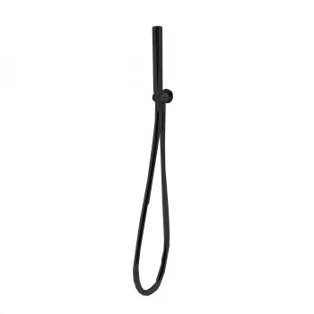 Душевой комплект с ручным душем Stella Sirius держателем с подводом воды и шлангом, Nero satinato PVD UN03121PV17