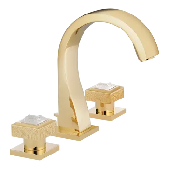 Смеситель для раковины THG Masque De Femme Metal Grave A2T-F01-151 полированное золото