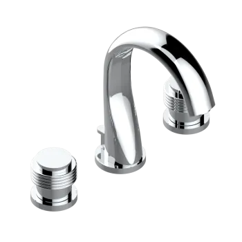 Смеситель для раковины THG Diplomate Grooved Rings U4B-A02-151 хром