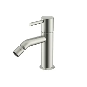 Смеситель для биде NEMO Round с донным клапаном BRUSH NICKEL NM-2321BN