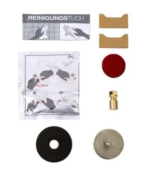 Клеевой комплект Keuco 04994371001 Nr. 10 с розеткой, черный матовый