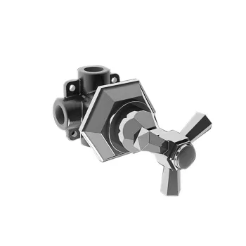 Встраиваемый переключатель для душа Stella Eccelsa 0/153 на 2 выхода, хром EC 01202 CR00