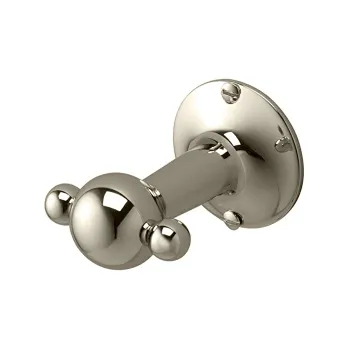 Крючок двойной Devon&Devon New York никель блестящий NY113NKS