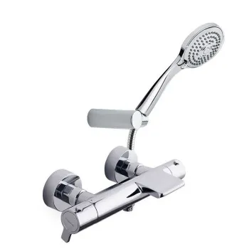 Смеситель термостатический Ramonsoler Blautherm для ванны (каскад) с душевым комплектом 943901T3