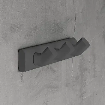 Крючок тройной Novellini Edge, черный матовый R90AGEPAM3-H