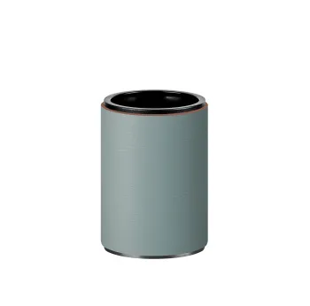 Стакан для зубных щеток ADJ D7xH10, цвет:graphite/небесный 4941.graphite/50