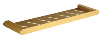 Полка для душевых принадлежностей Nofer из алюминия Capri золото 16226.G